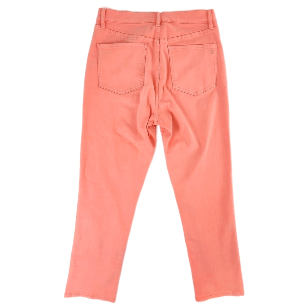 NWT Tory Burch Mara Sunrise Coral Jeans Size 30 - Picture 6 of 9